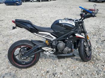  Salvage Triumph Motorcycle Street