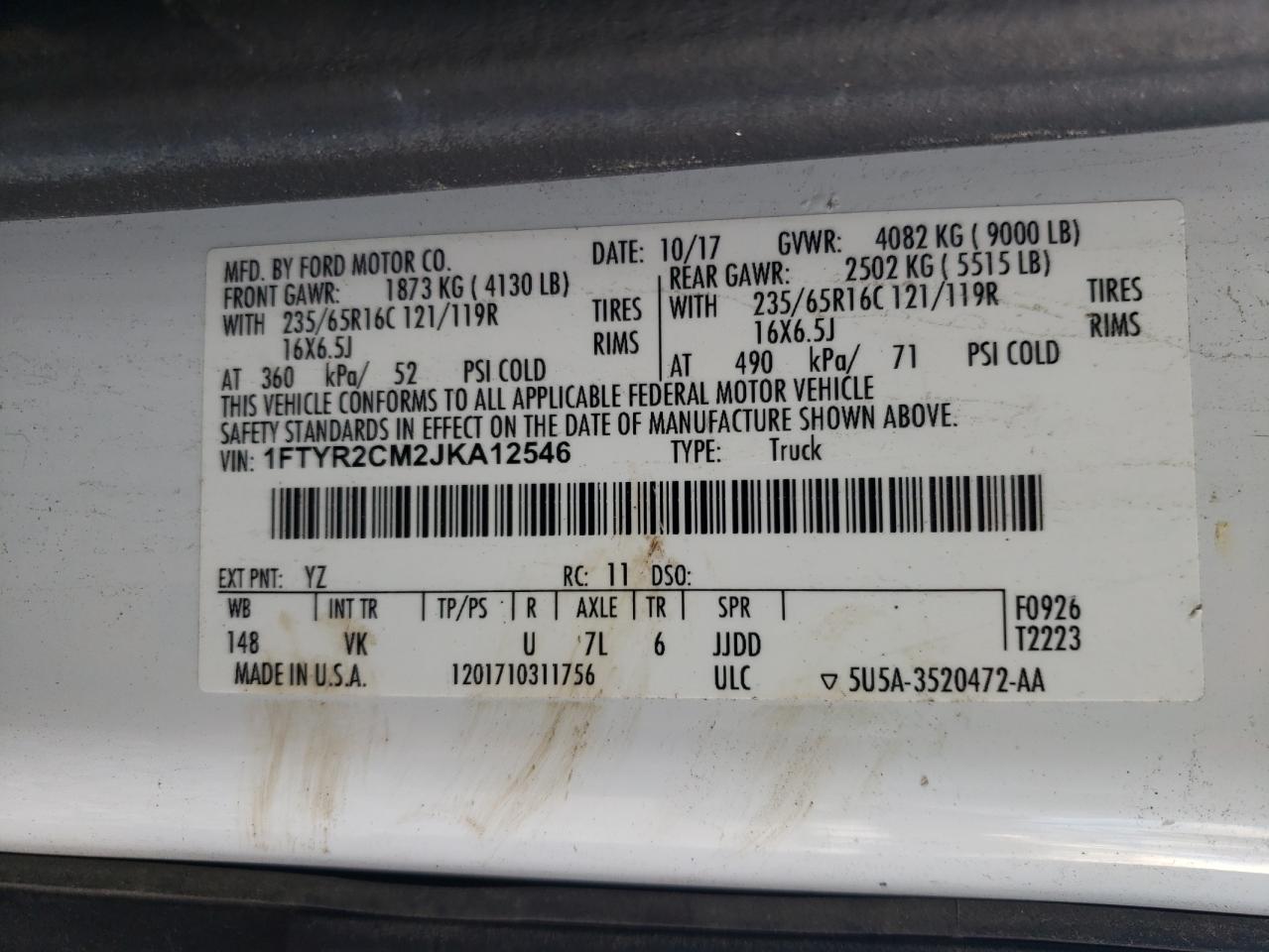 Ford Transit T-250 Image 13