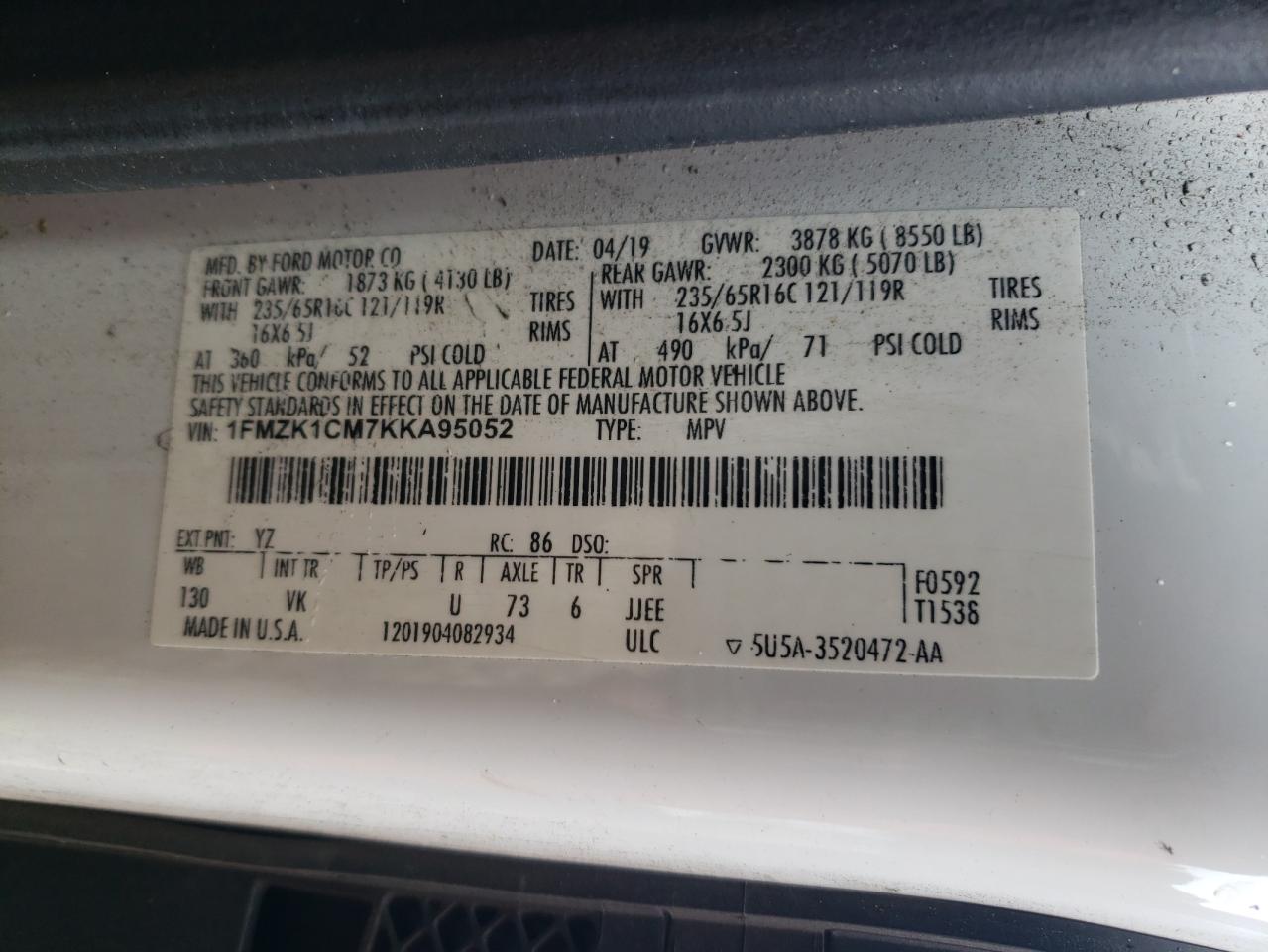 Ford Transit T-150 Image 9