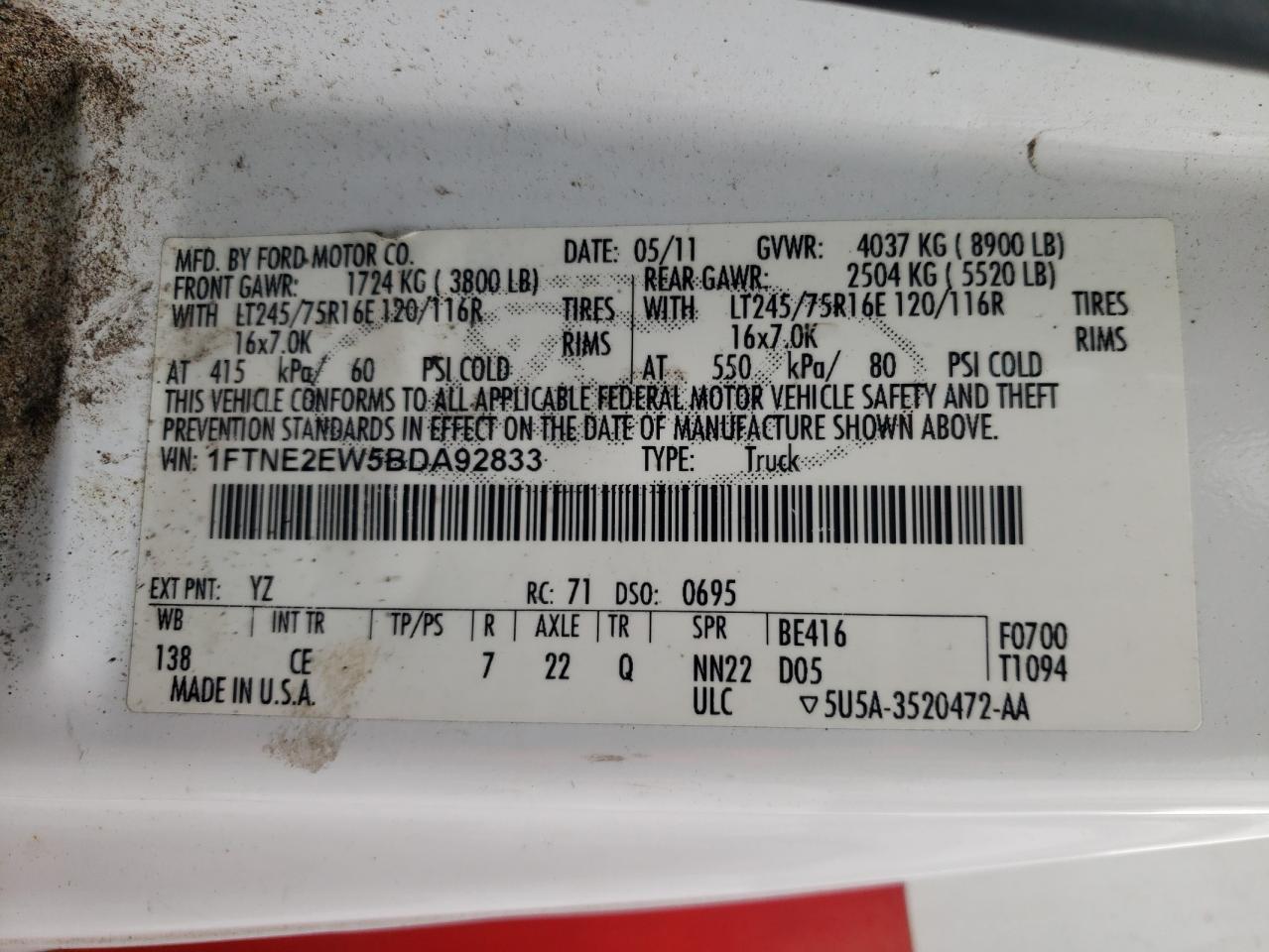 Ford E-250 E250 Van Image 10