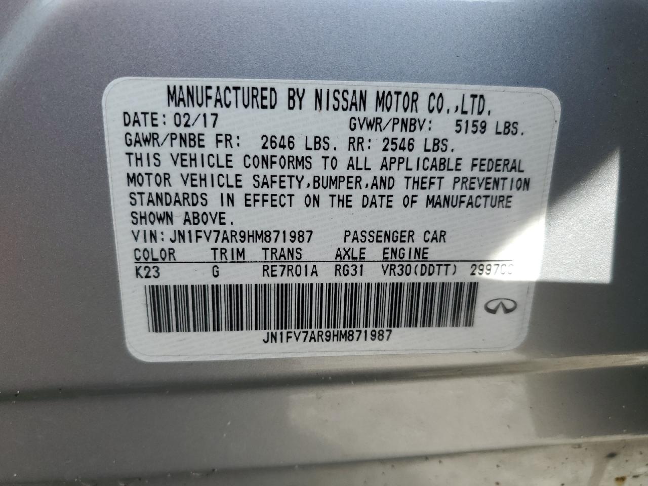 INFINITI Q50 Red Sport 400 Image 8