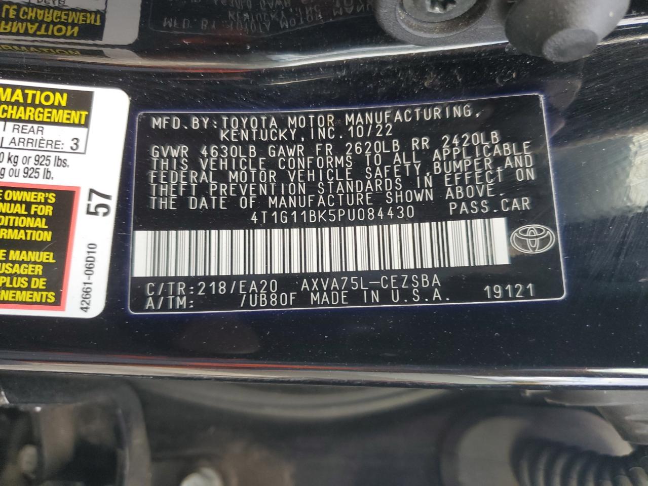 Toyota Camry Se Night Shade Image 10