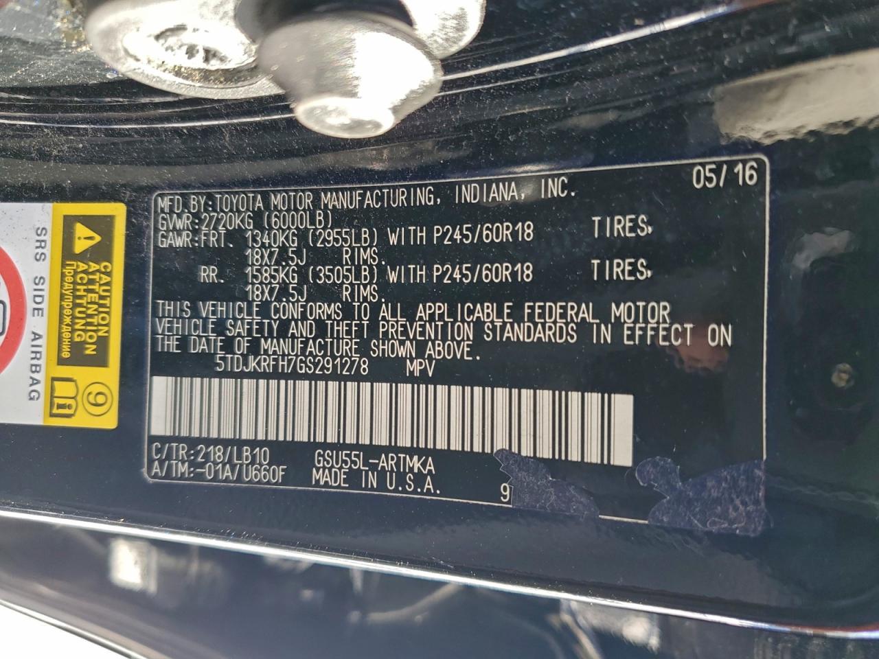 Toyota Highlander Xle Image 10