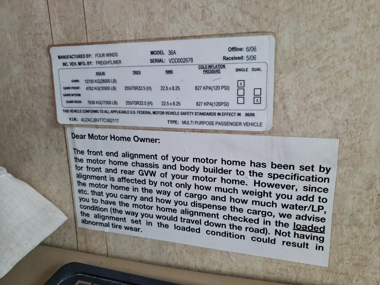 Freightliner Chassis X X Line Motor Home Image 10