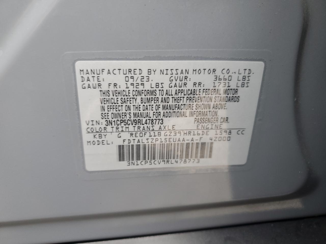 Nissan Kicks Sv Image 5