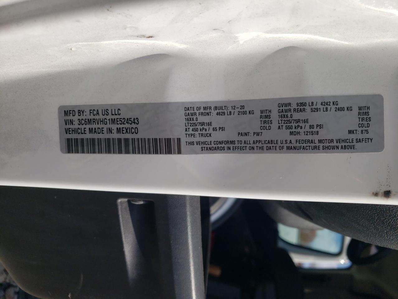 Ram Promaster 3500 High Image 12