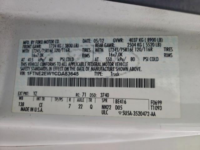 Ford E-250 E250 Van Image 9