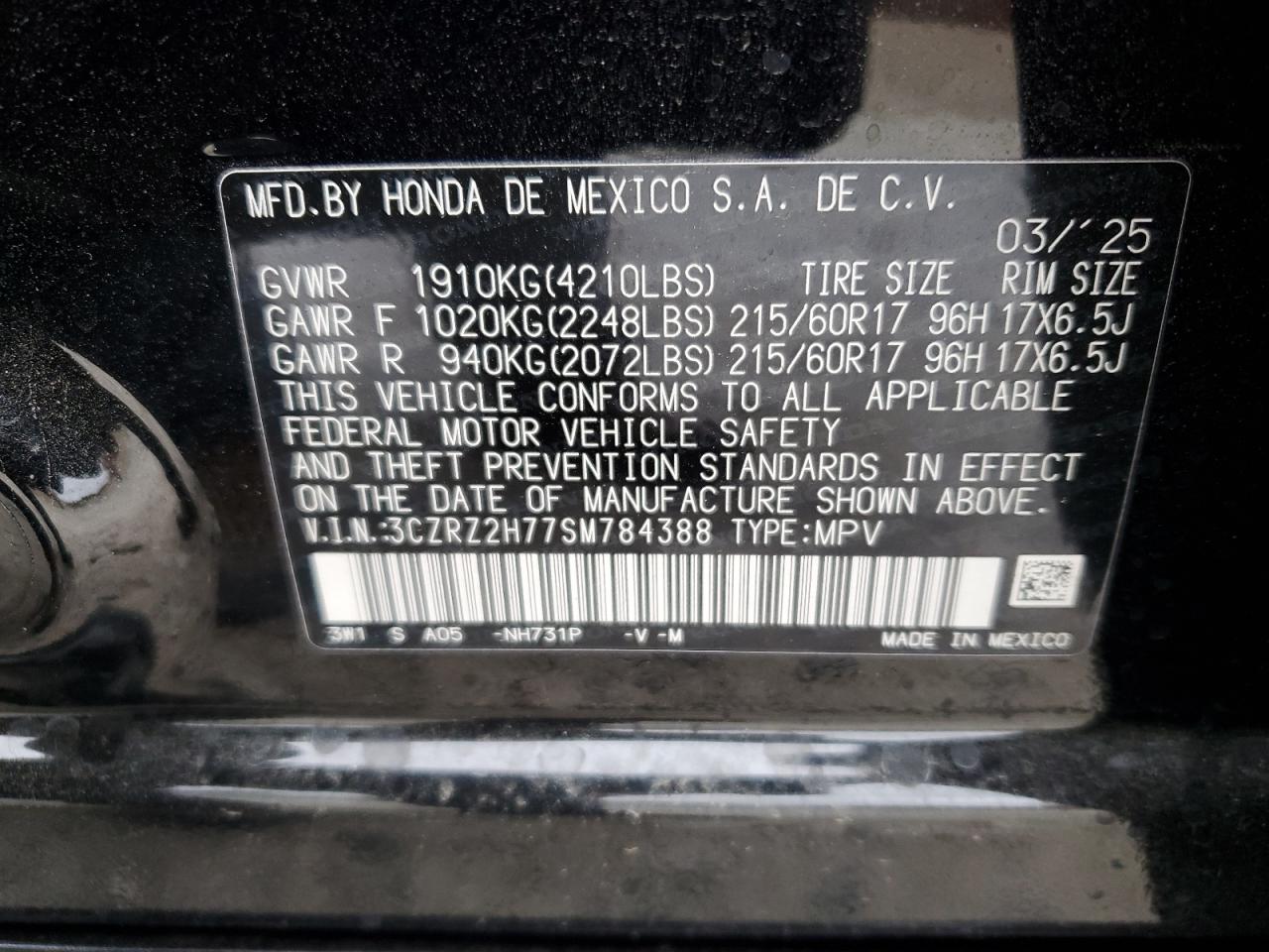 Honda HR-V Exl Image 7