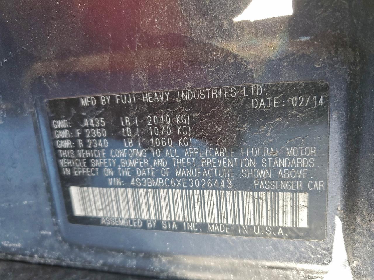 Subaru Legacy 2.5i Premium Image 10