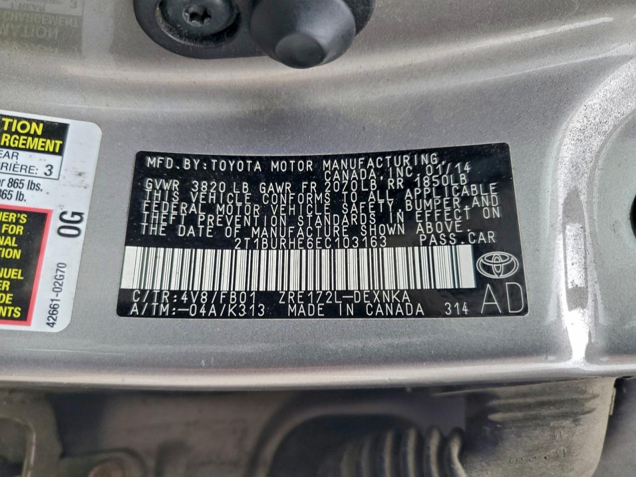 Toyota Corolla L Image 9