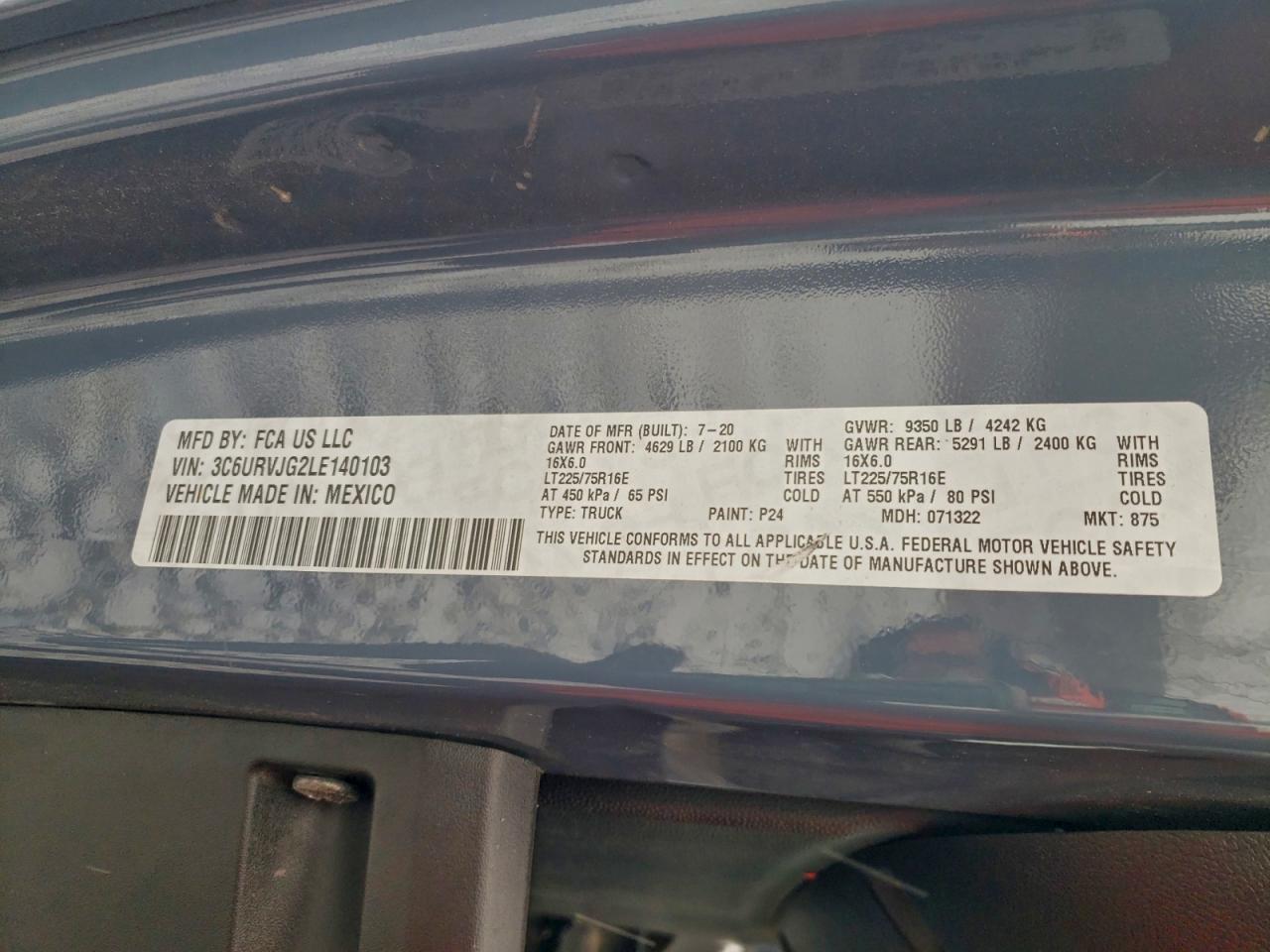 Ram Promaster 3500 High Image 8