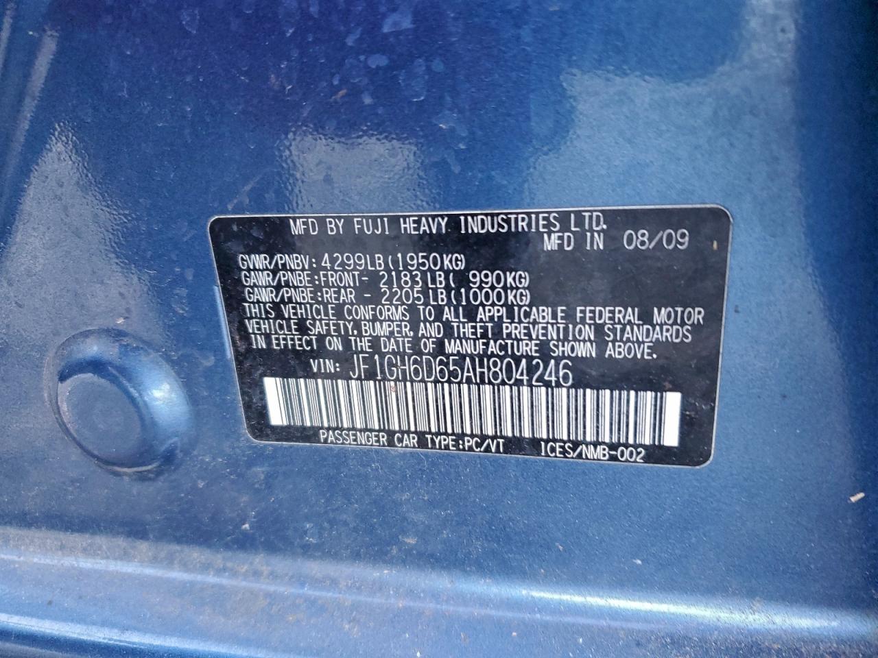 Subaru Impreza Outback Sport Image 10