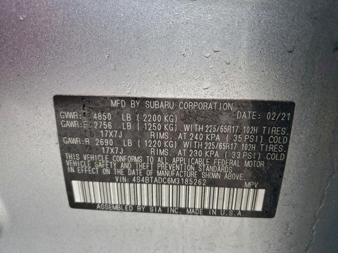 Subaru Outback Premium Image 10